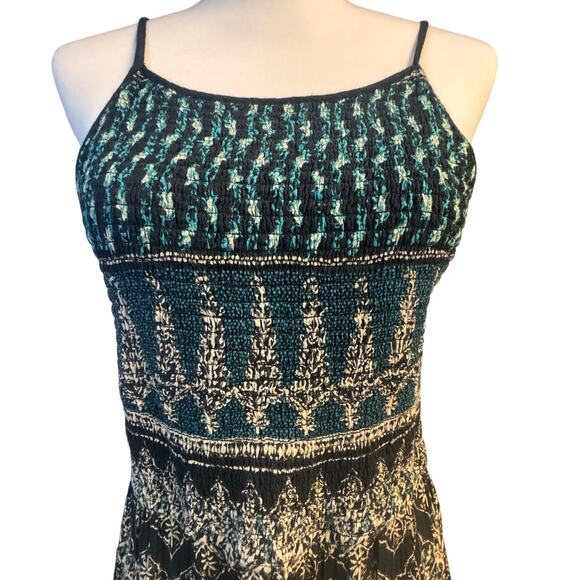 American Rag Green and Red Patterned Maxi Dress - Picture 2 of 12